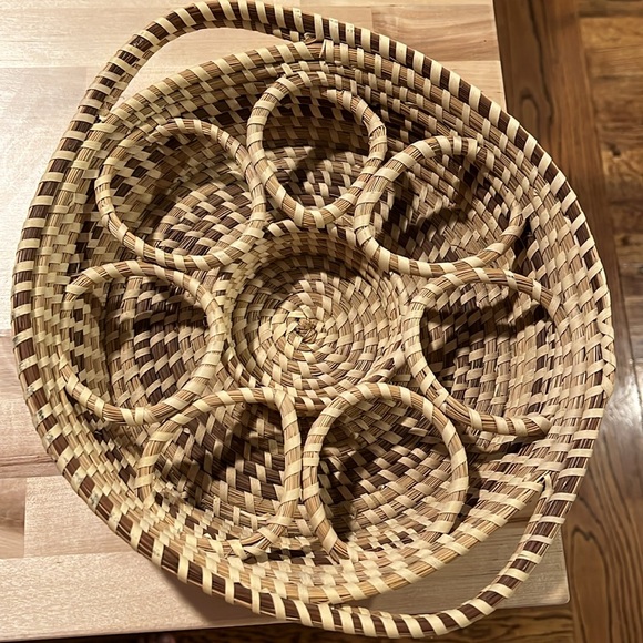 VINTAGE RATTAN DRINKWEAR TRAY - Picture 3 of 13